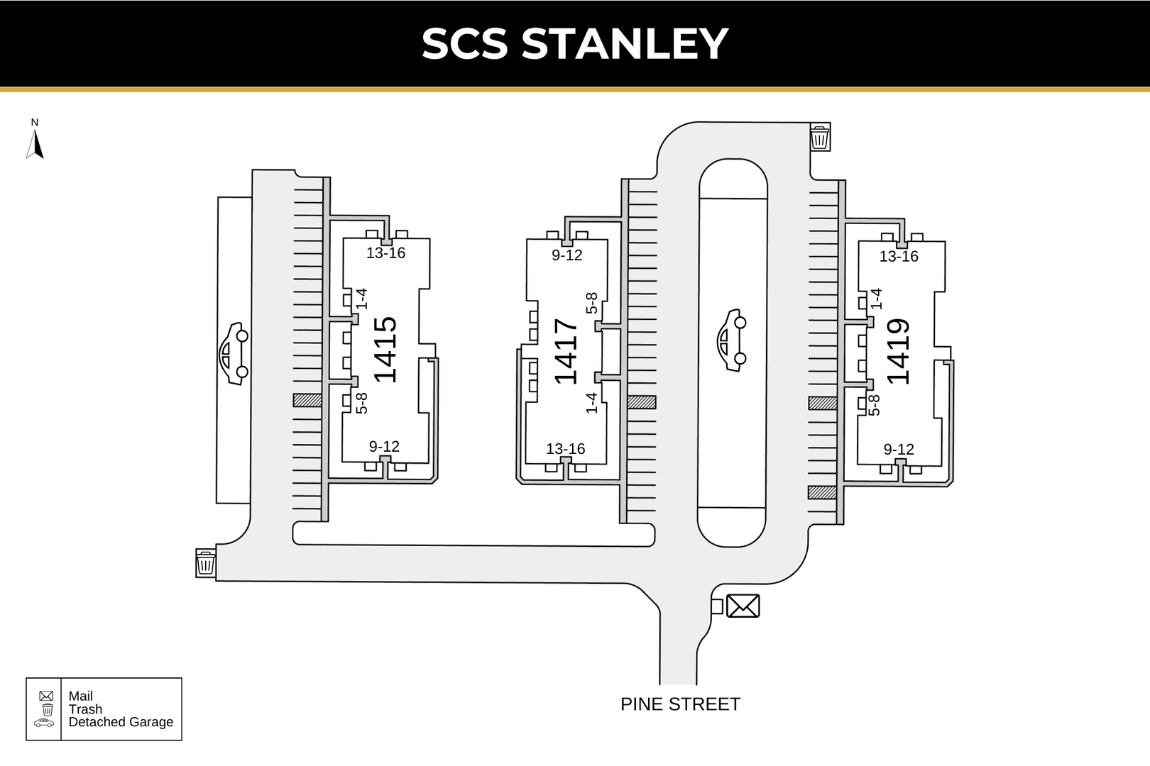 Stanley Apartment: 1419 Pine St