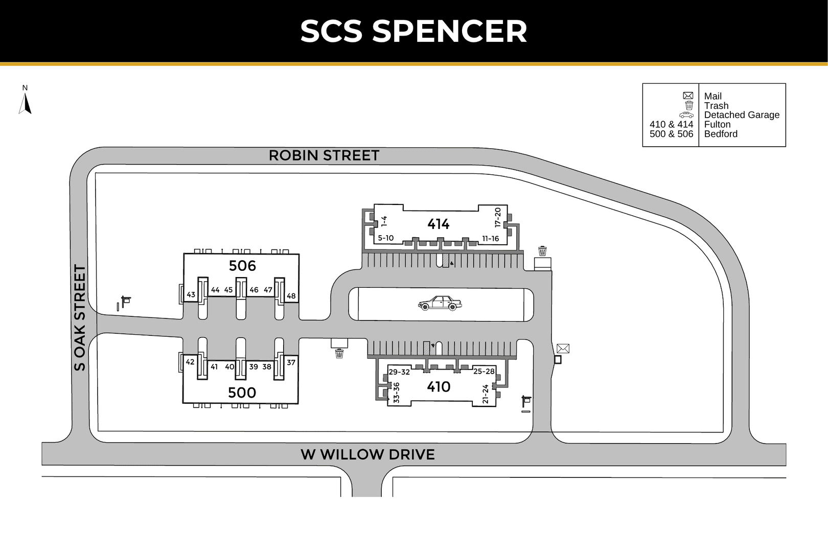 Spencer Apartment: 410 W. Willow Drive
