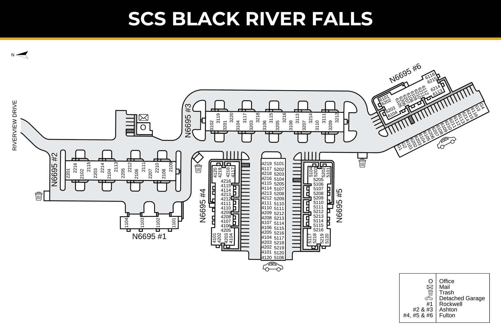 Black River Falls Apartment: N6695 Riverview Drive