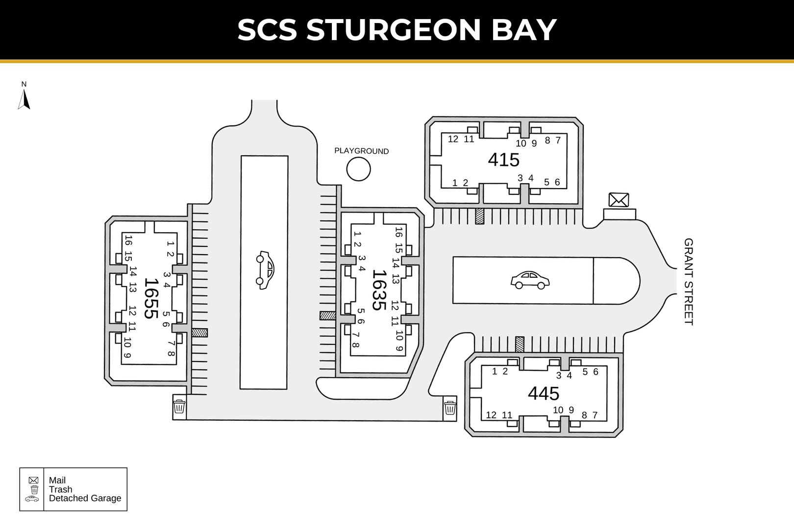Sturgeon Bay Apartment: 415 S. Grant Ave