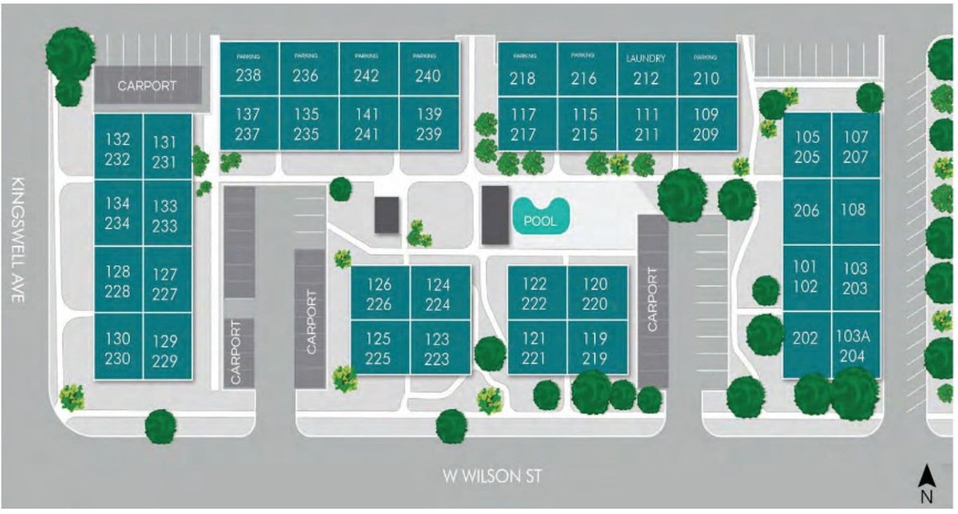 Banning Apartment: 5001-5059 W Wilson St