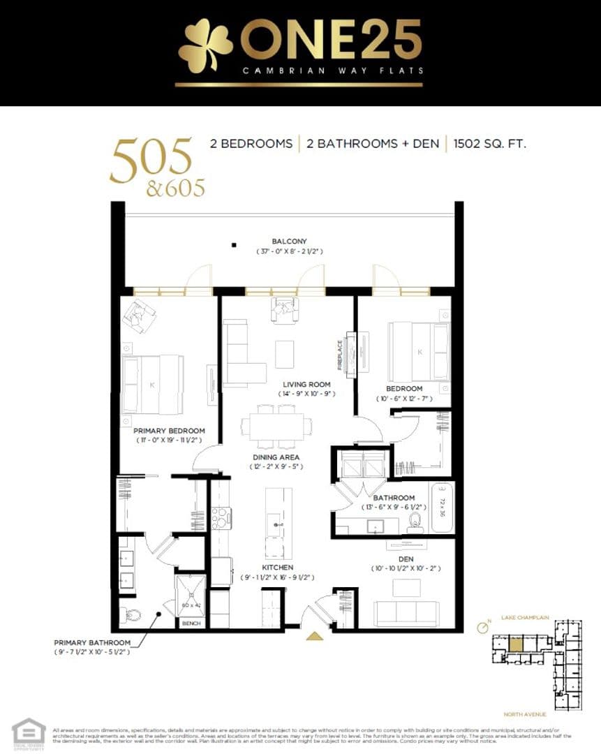 Burlington Apartment: 125 Cambrian Way