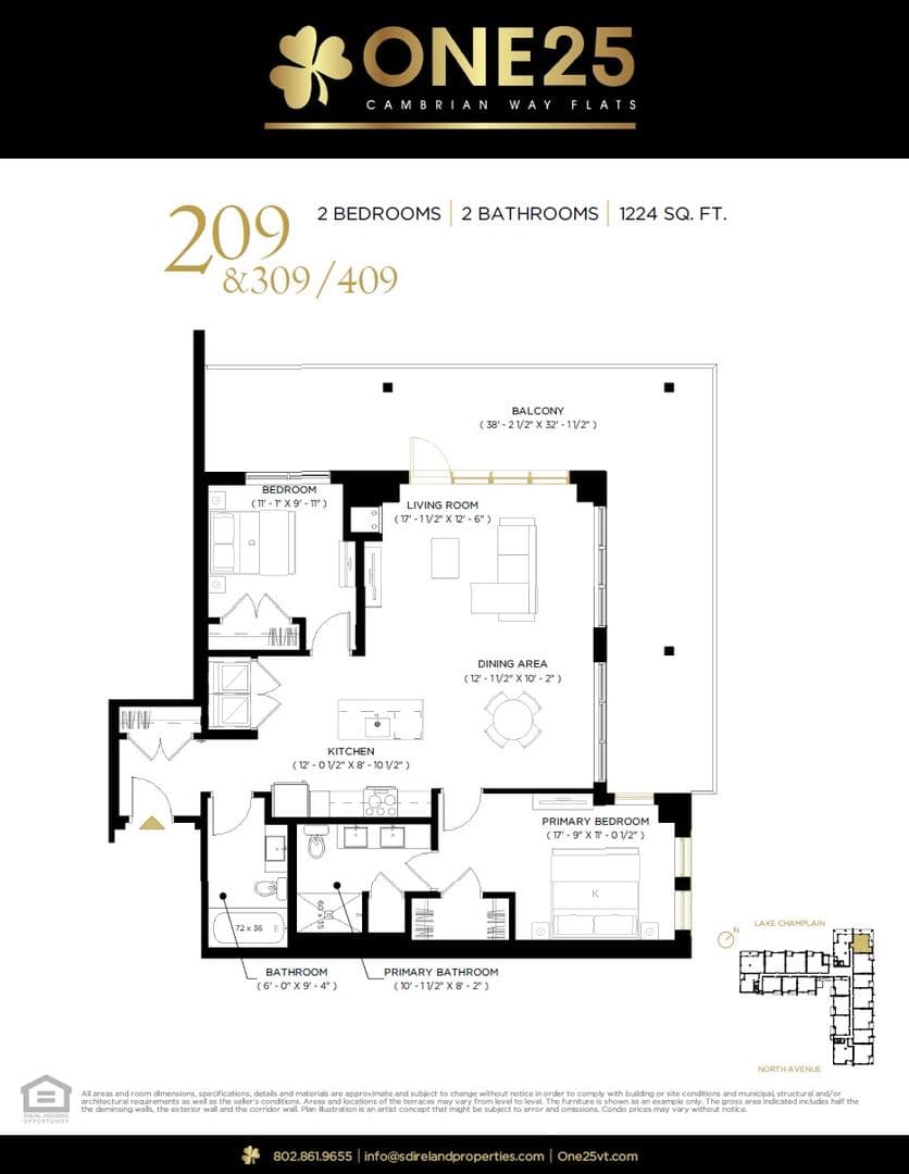 Burlington Apartment: 125 Cambrian Way