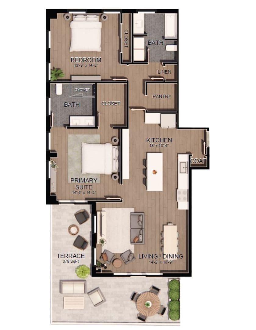 Burlington Apartment: 140 Bank Street