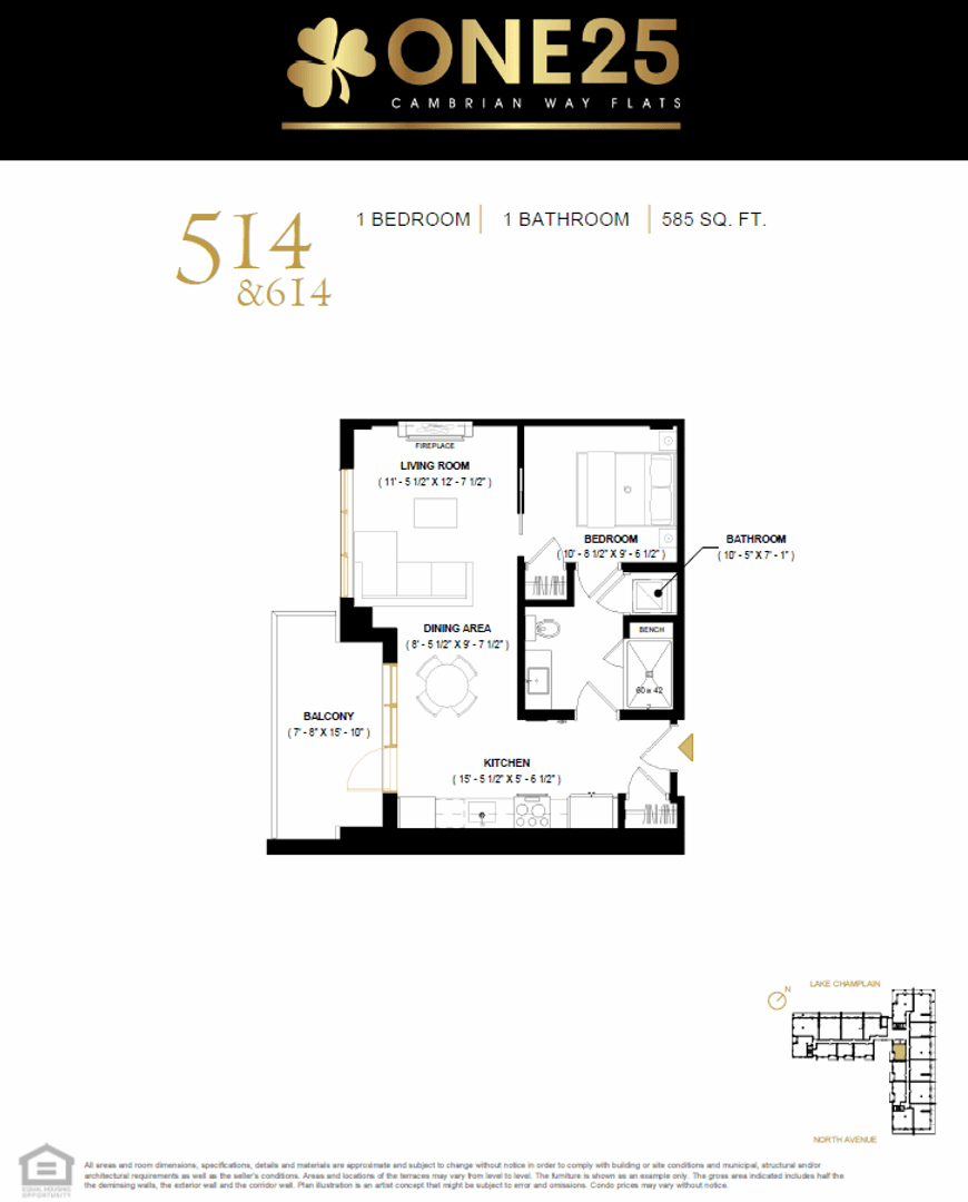 Burlington Apartment: 125 Cambrian Way