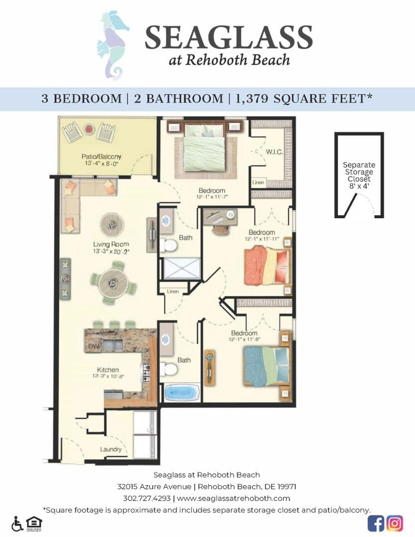 Rehoboth Beach Apartment: 32015 Azure Avenue