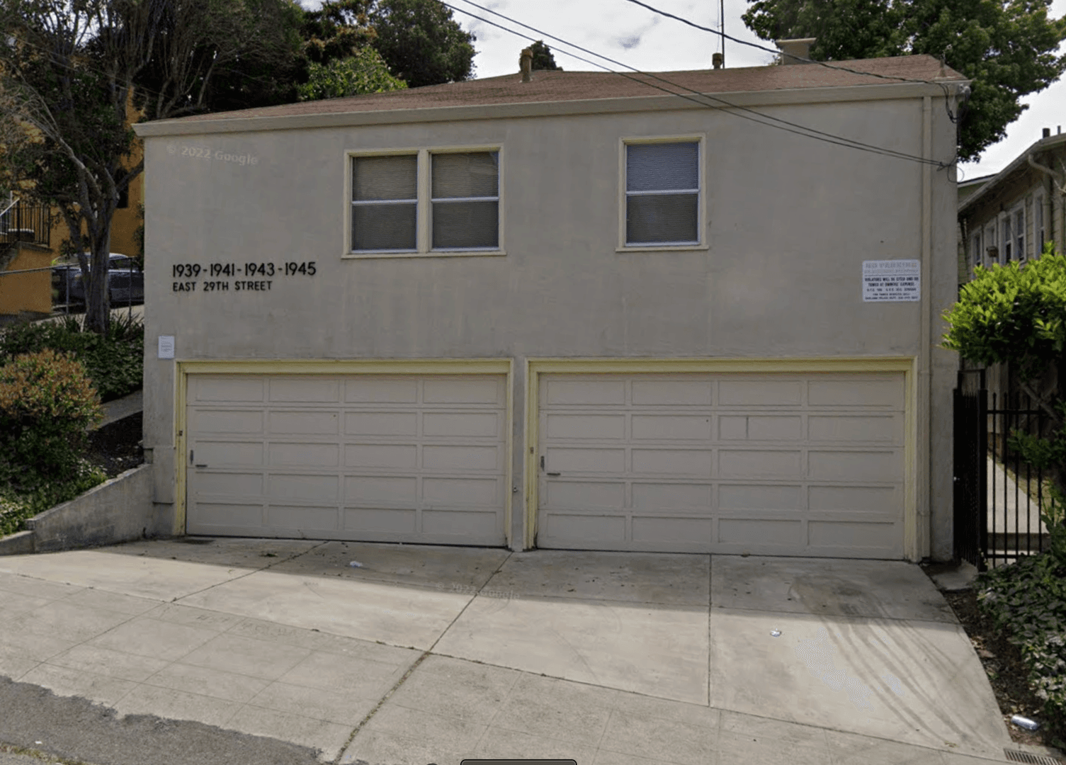 Oakland Apartment: 1939 East 29th Street