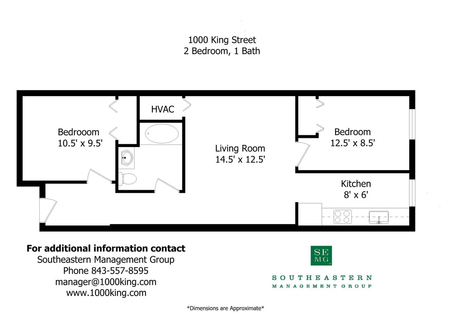 Charleston Apartment: 1000 King Street