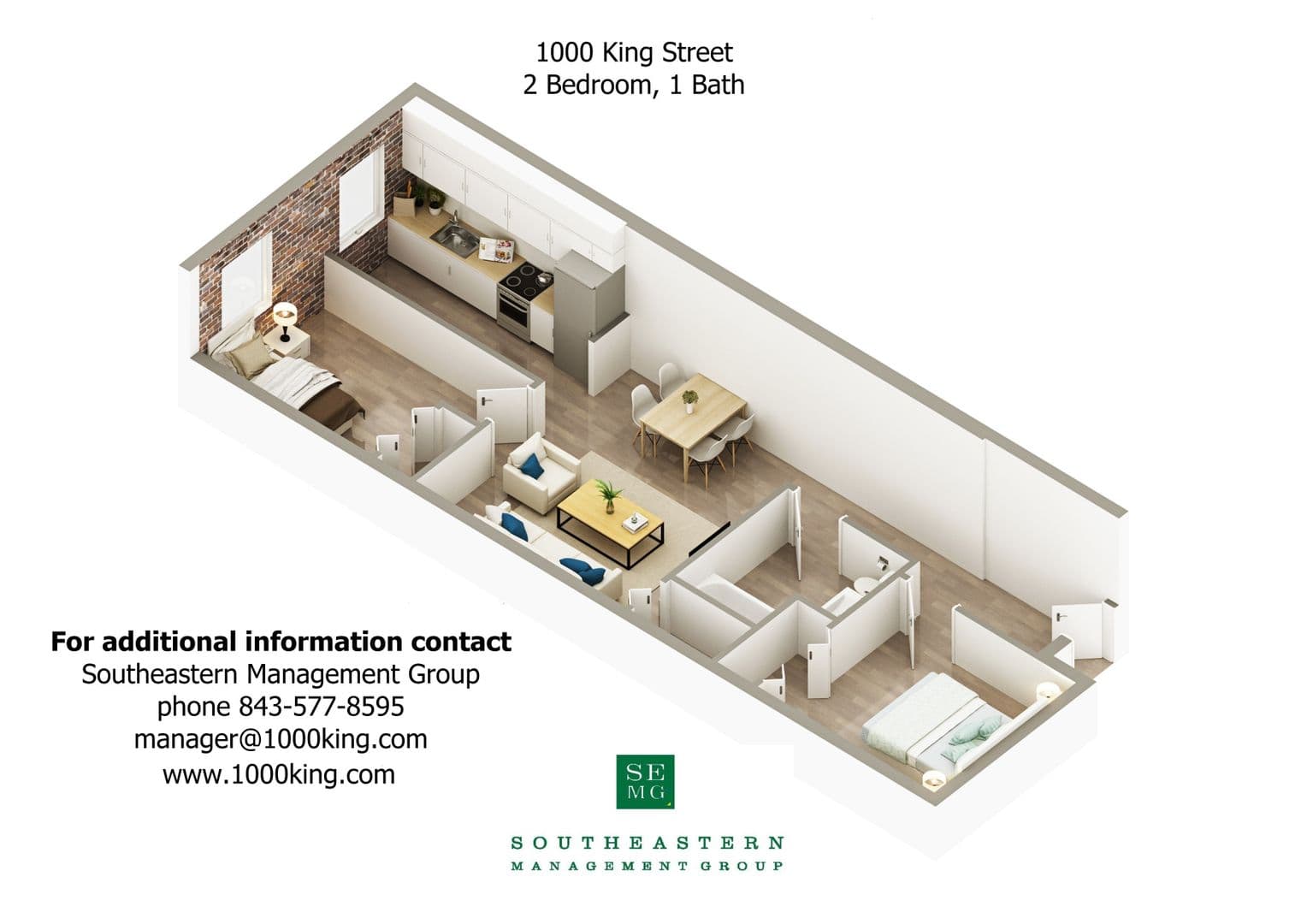 Charleston Apartment: 1000 King Street