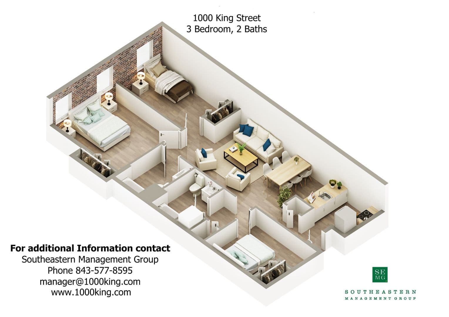 Charleston Apartment: 1000 King Street