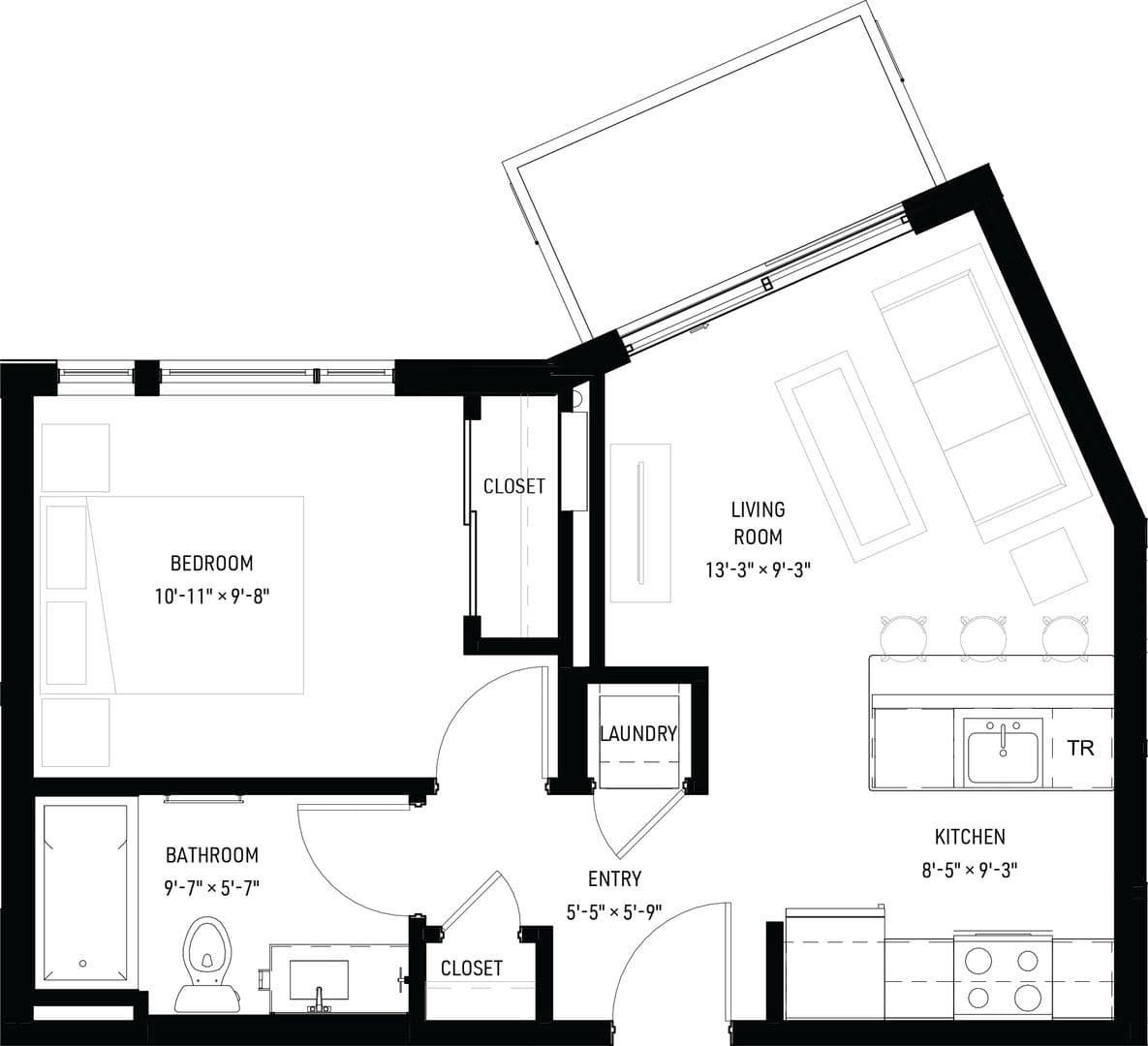 Minneapolis Apartment: 1702 Nicollet Ave