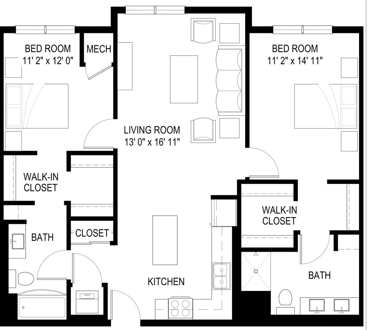 Blaine Apartment: 9436 Ulysses Street NE