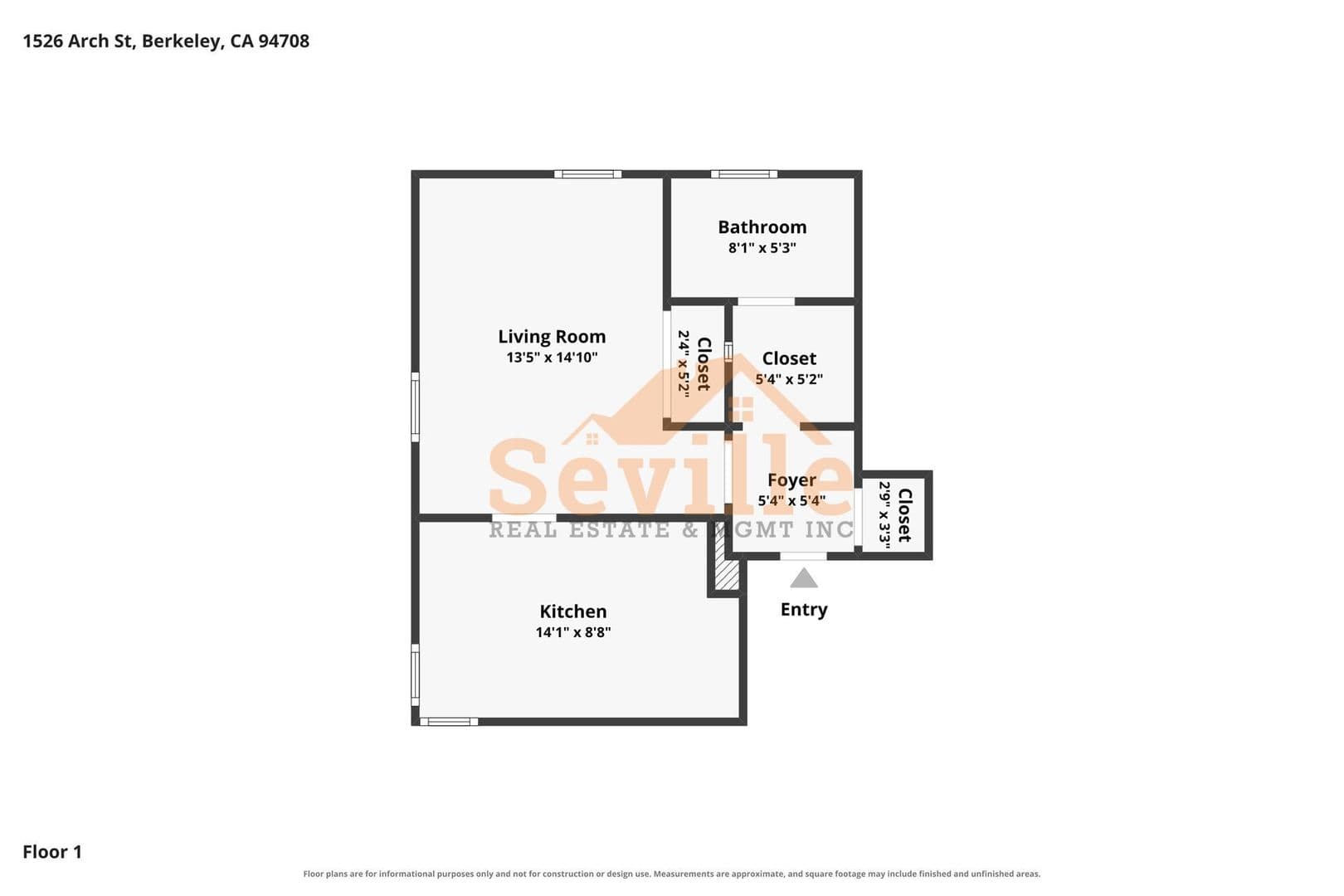Berkeley Apartment: 1526 Arch Street