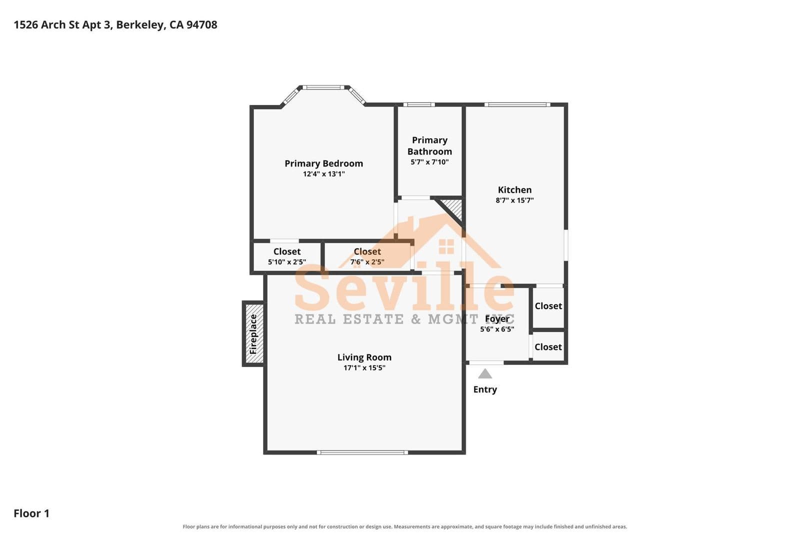Berkeley Apartment: 1526 Arch Street
