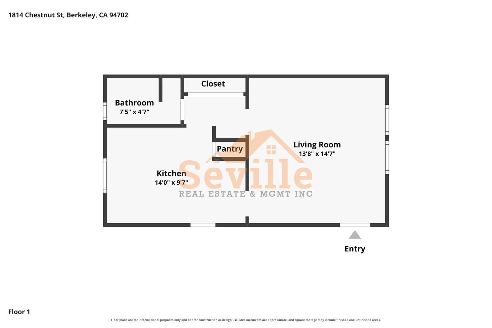 Oakland Apartment: 1808 Chestnut St