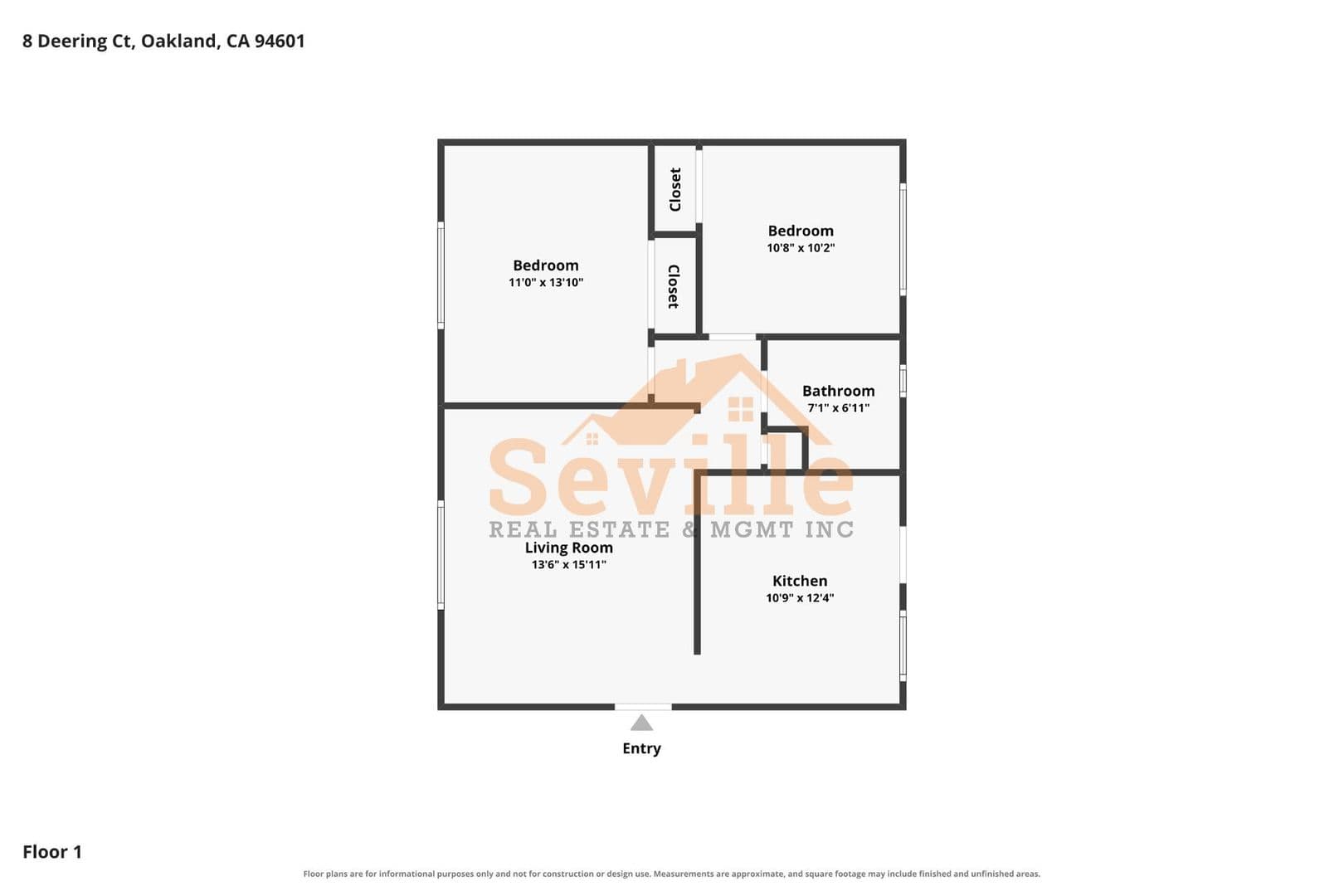 Oakland Apartment: 2 Deering Court