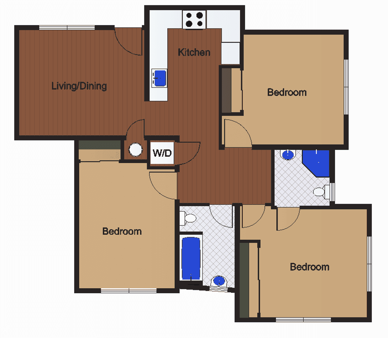 Berkeley Apartment: 1901 Dwight Way