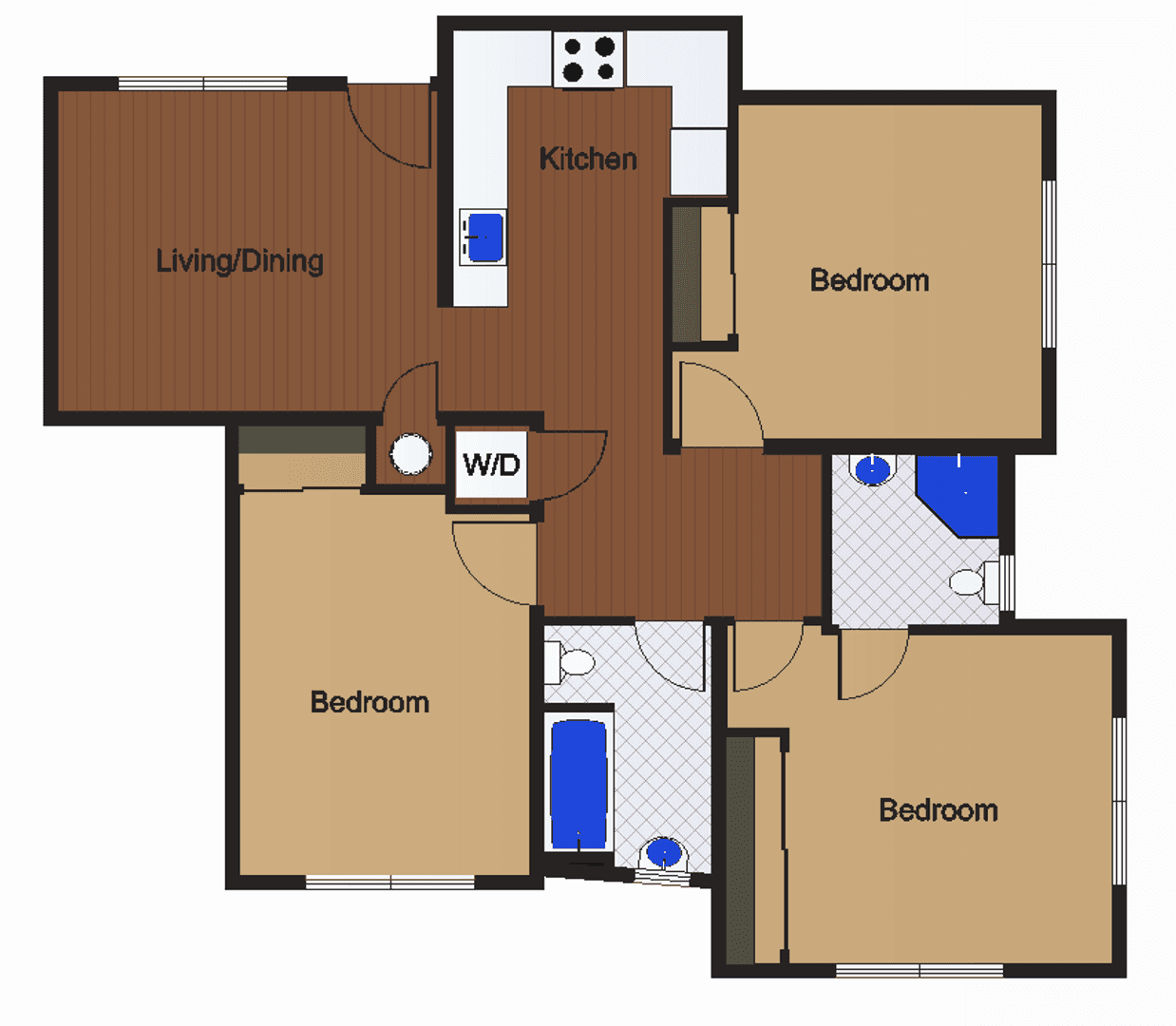Berkeley Apartment: 1901 Dwight Way