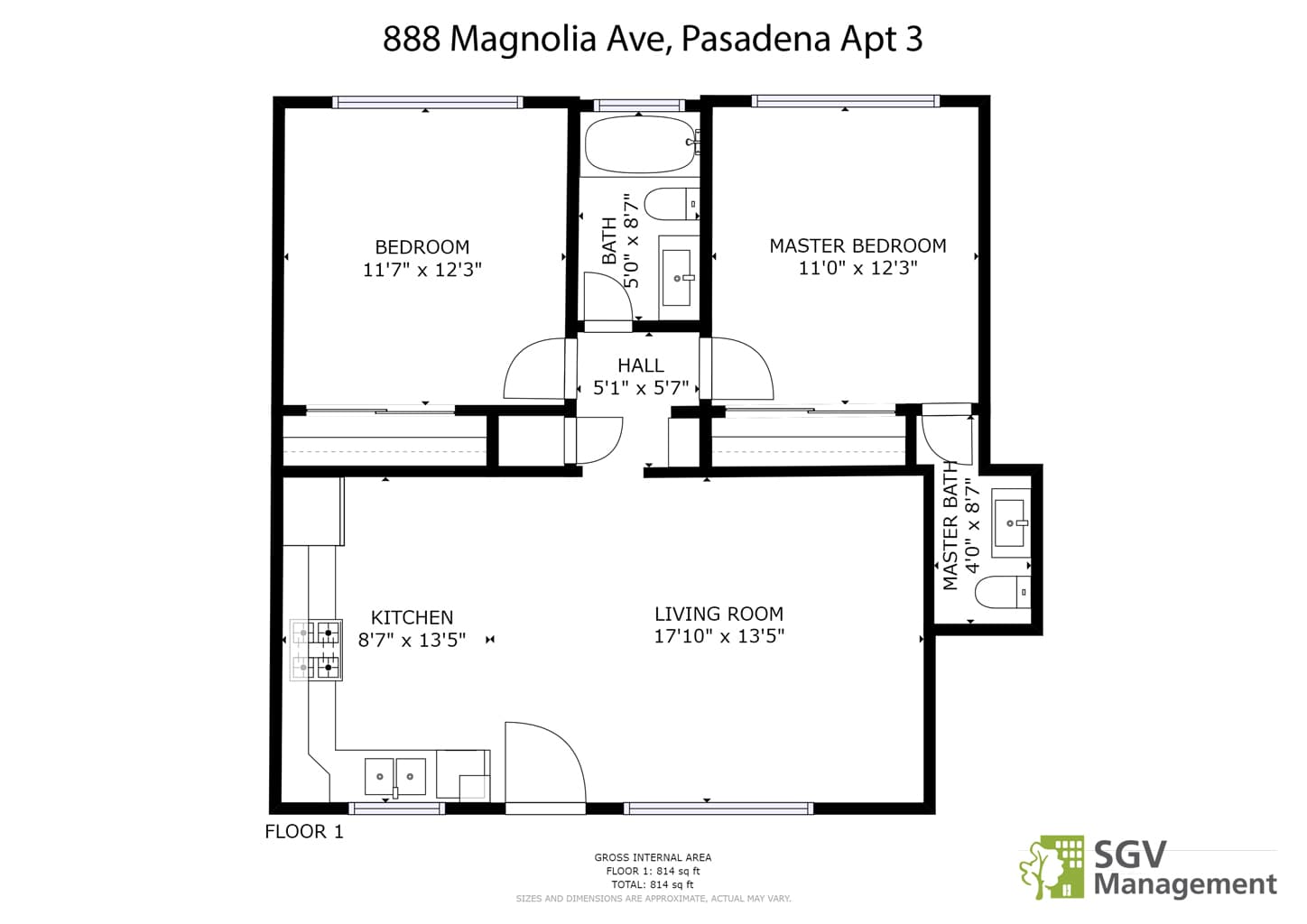 Pasadena Apartment: 888 Magnolia Ave