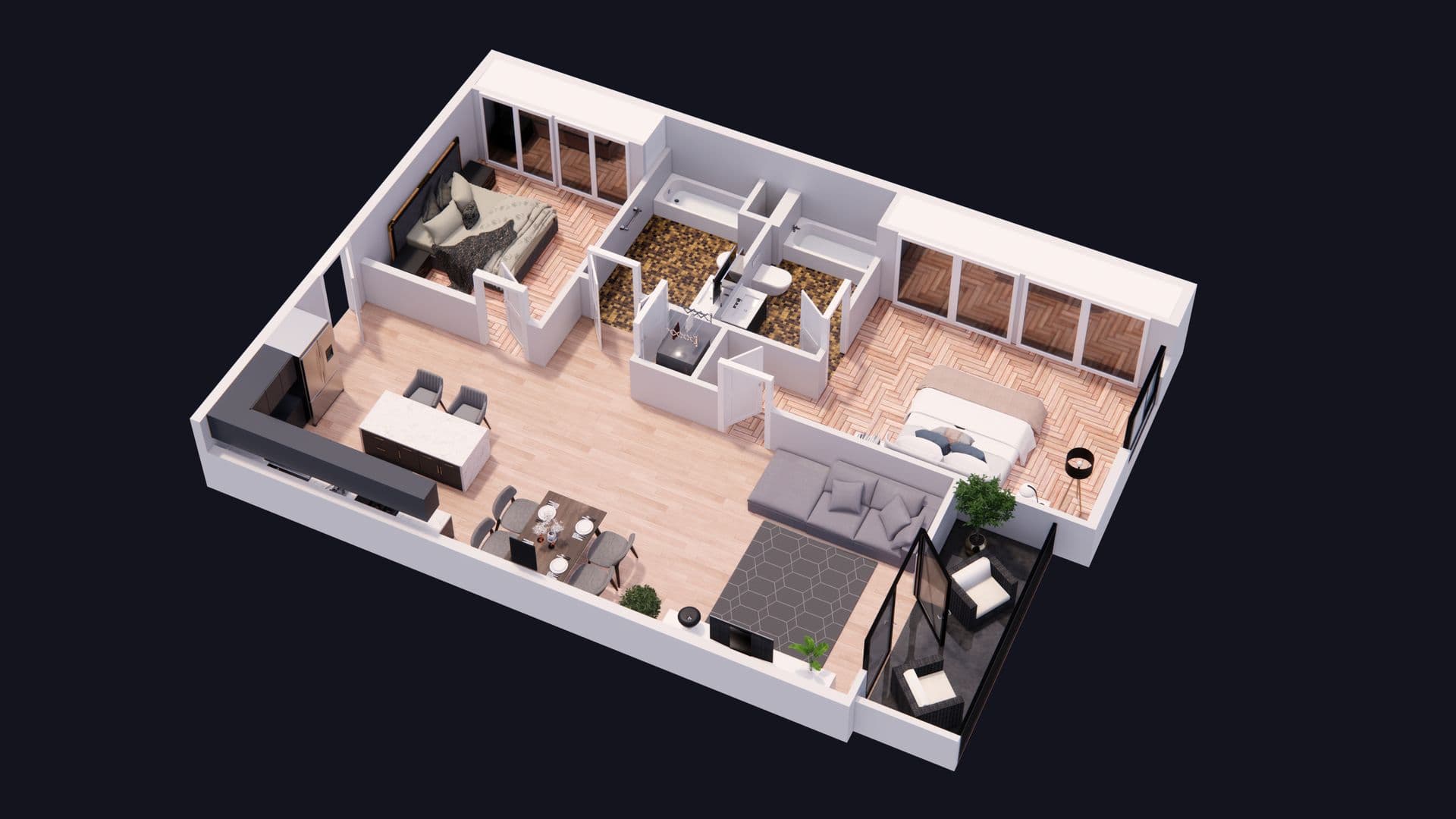 Los Angeles Apartment: 1507 Hi Point Street