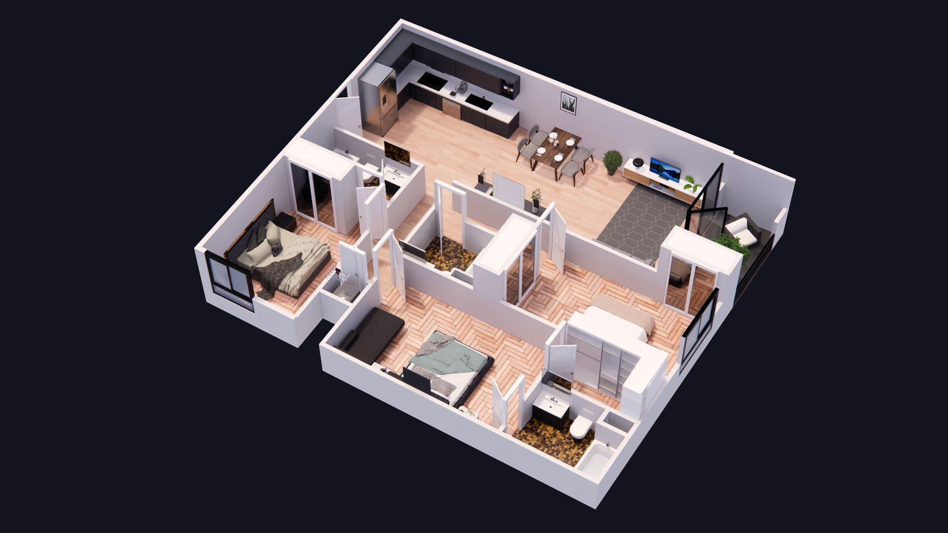 Los Angeles Apartment: 1507 Hi Point Street