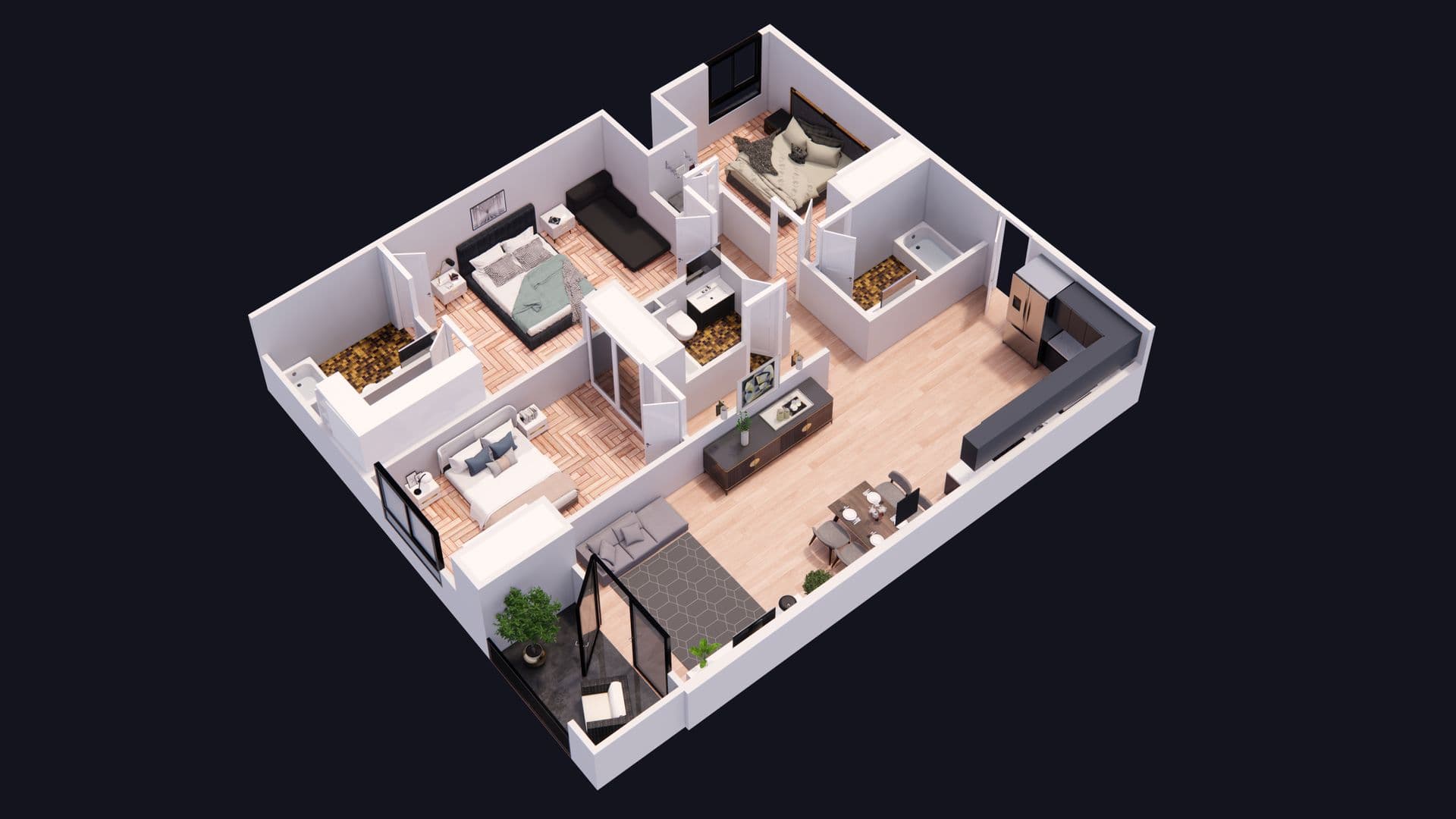 Los Angeles Apartment: 1507 Hi Point Street