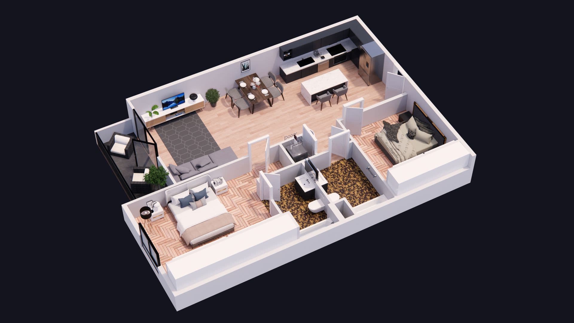 Los Angeles Apartment: 1507 Hi Point Street