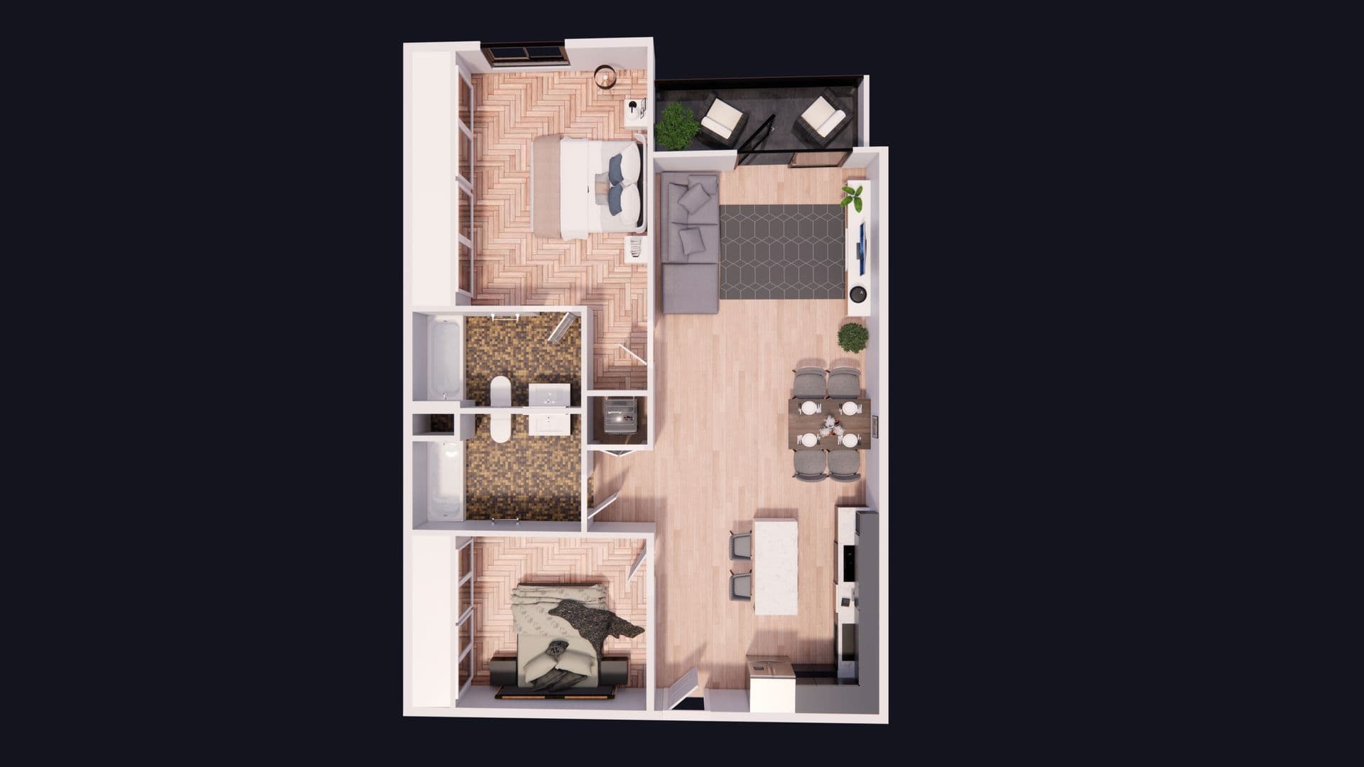 Los Angeles Apartment: 1507 Hi Point Street