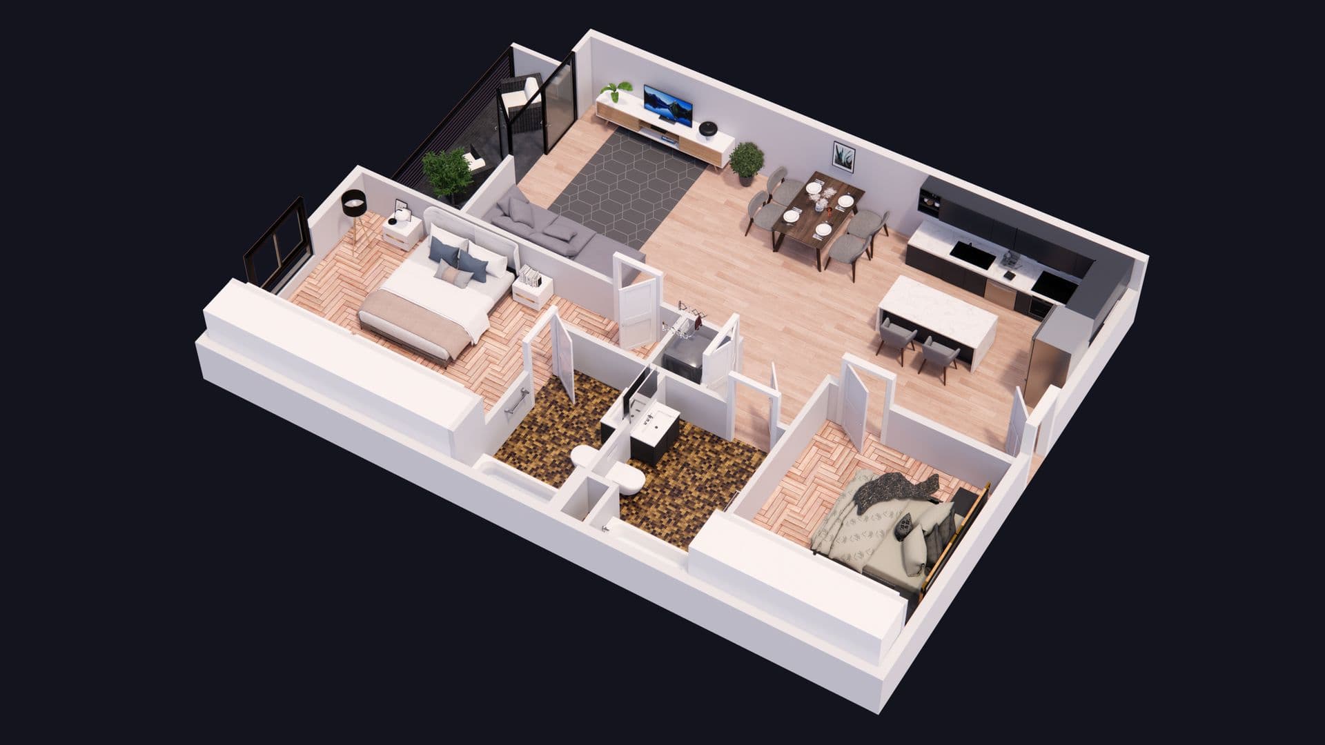 Los Angeles Apartment: 1507 Hi Point Street