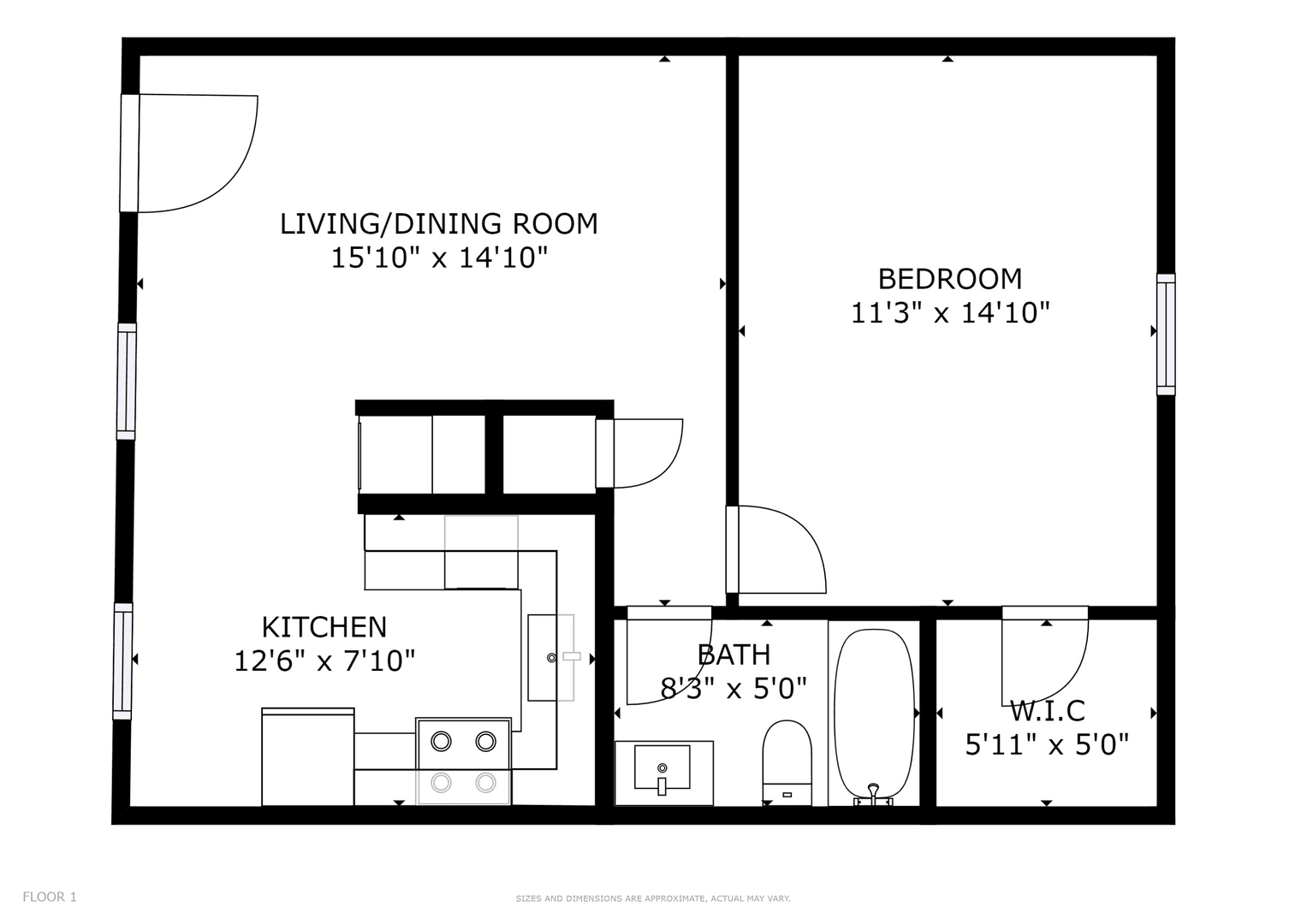 Phoenix Apartment: 1545 W Denton Lane