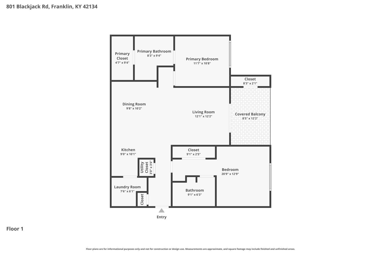 Franklin Apartment: 801 Blackjack Road