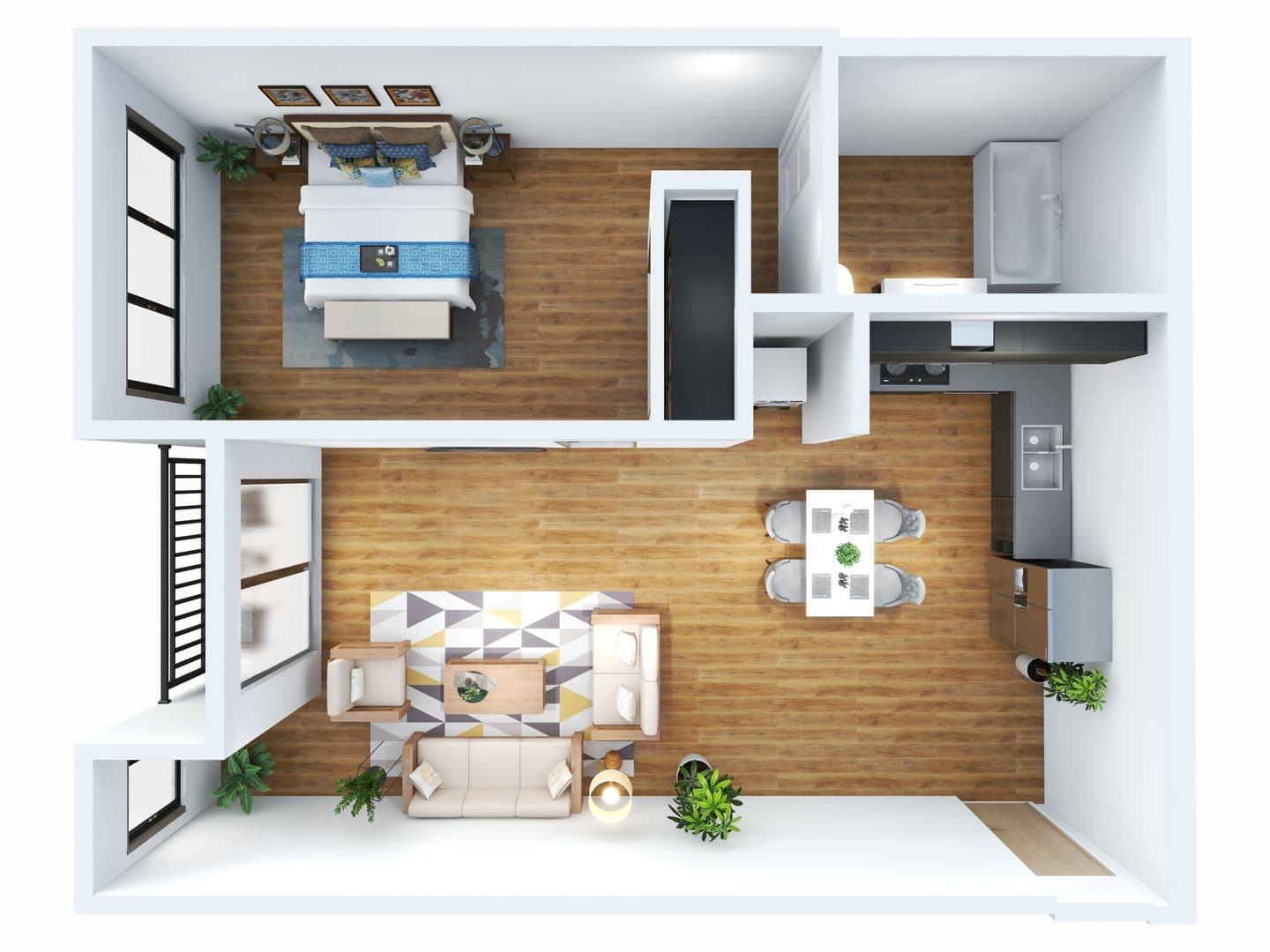 Los Angeles Apartment: 3567 Chesapeake Ave