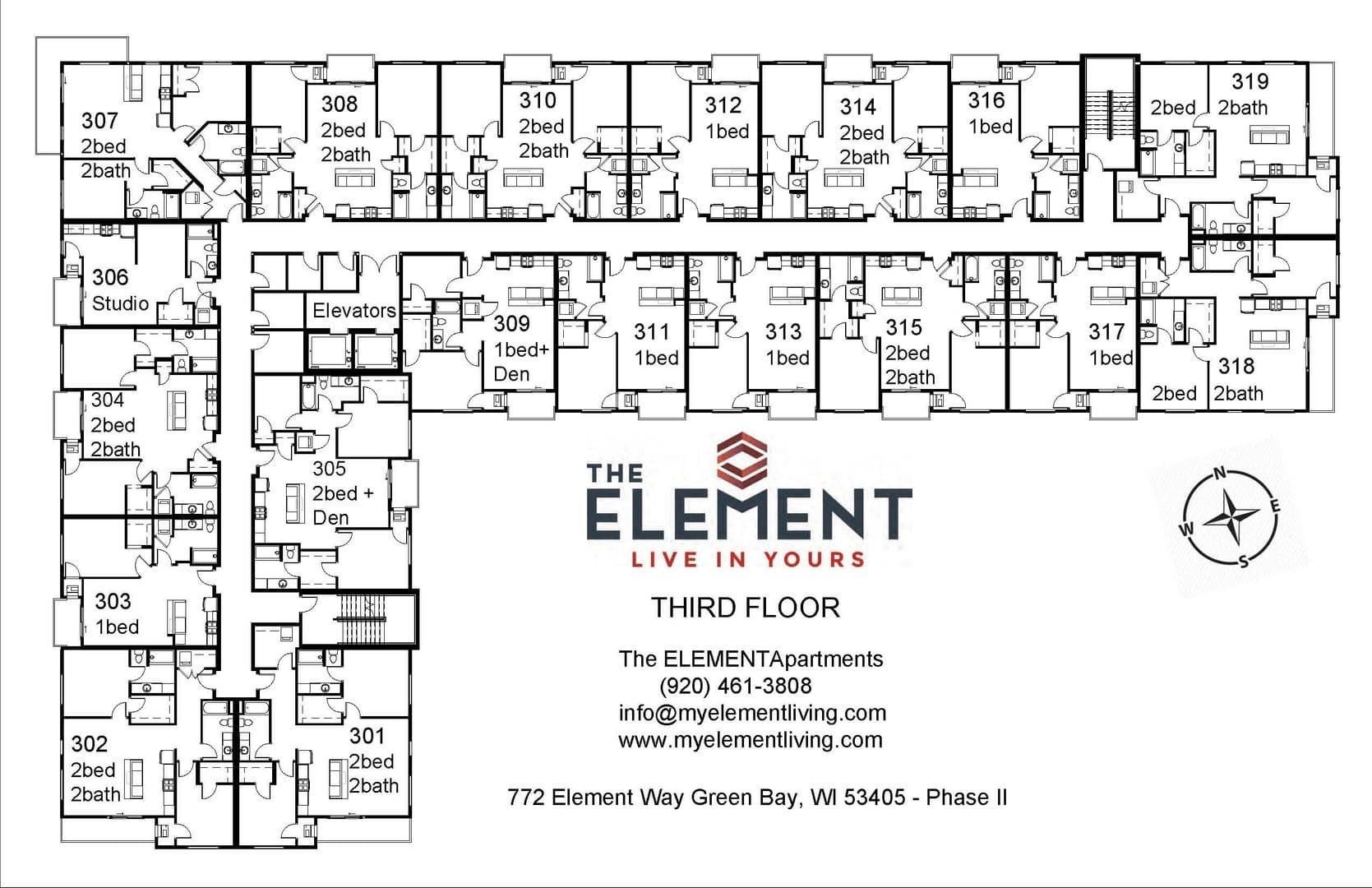 Ashwaubenon Apartment: 772 Element Way