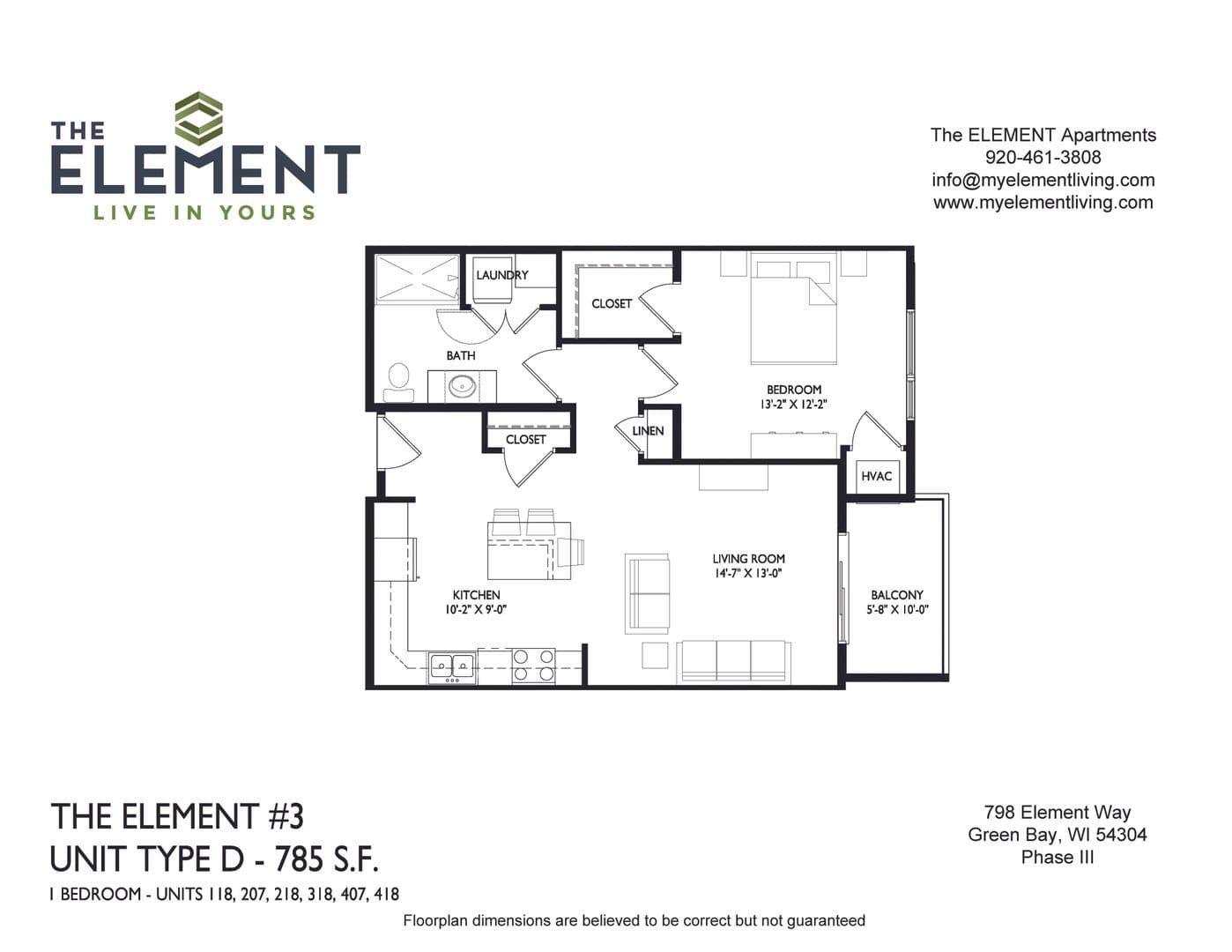 Ashwaubenon Apartment: 798 Element Way