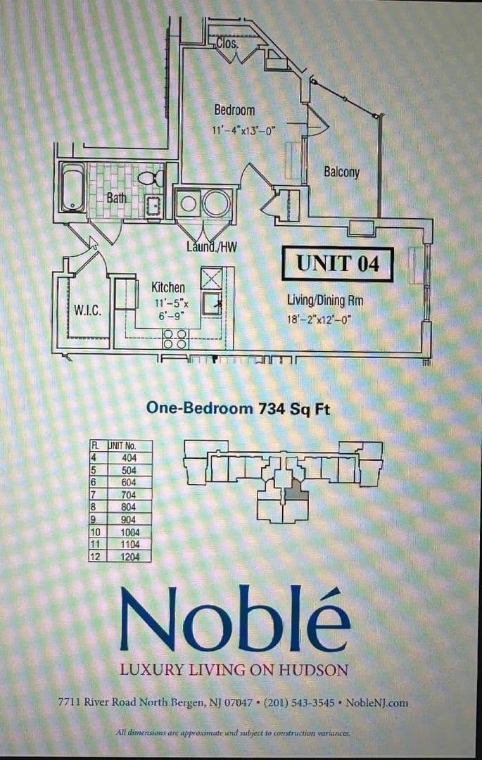 North Bergen/Edgewater border Apartment: 7711 River Road