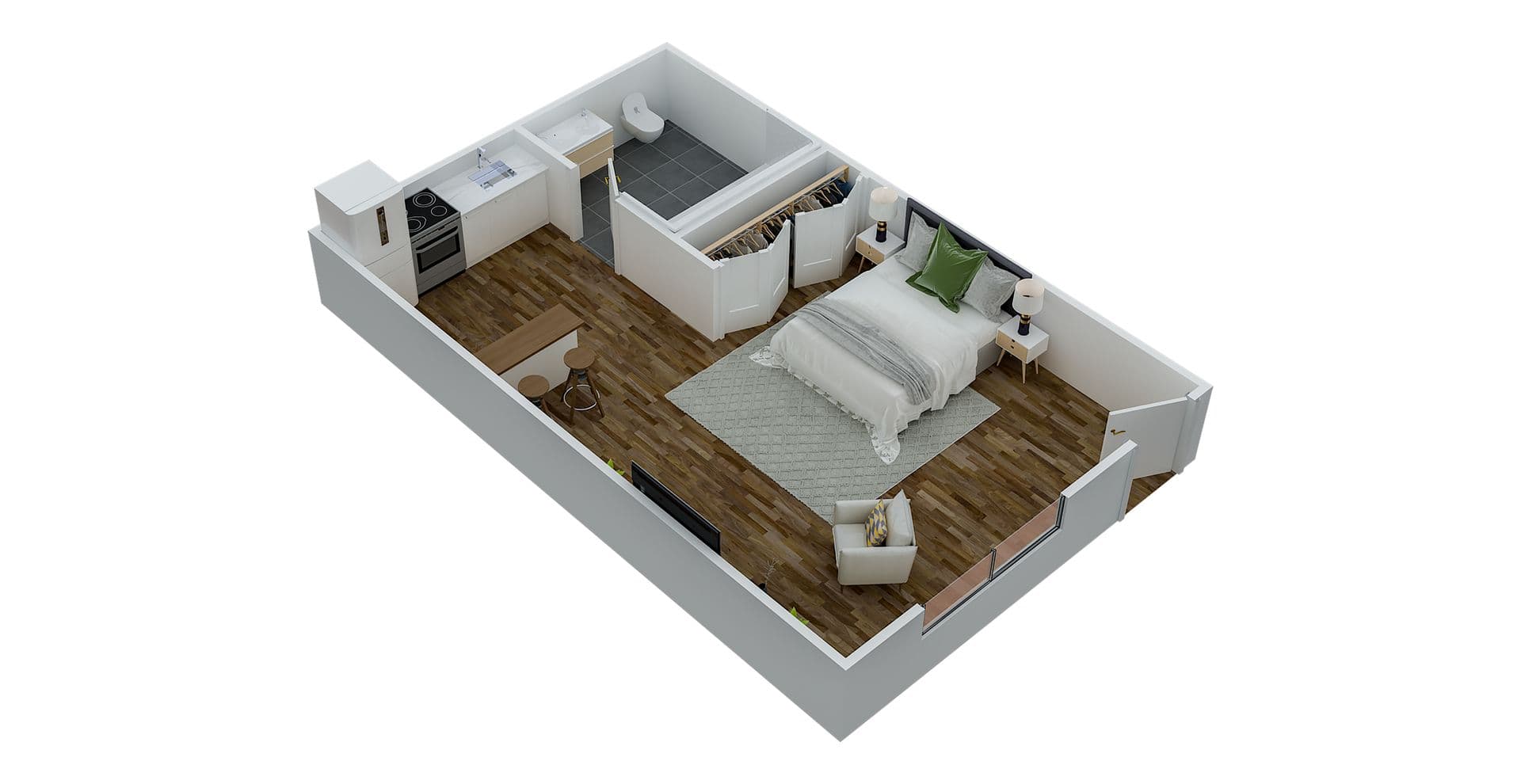 Glen Allen Apartment: 4140 A Fairlake Lane