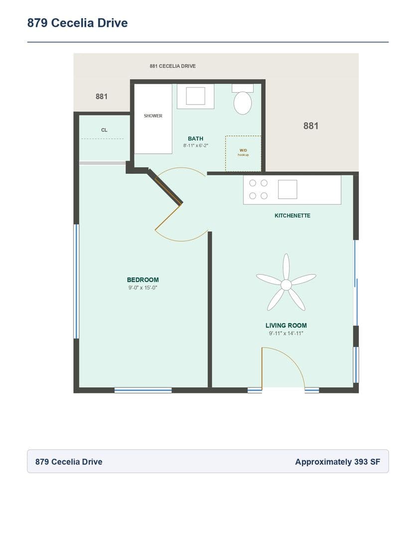 Glen Ellen House: 879 Cecelia Drive