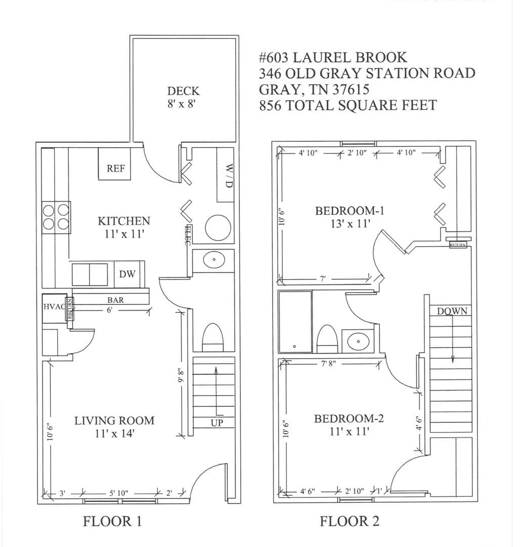 Gray Apartment: 346 Old Gray Station Rd