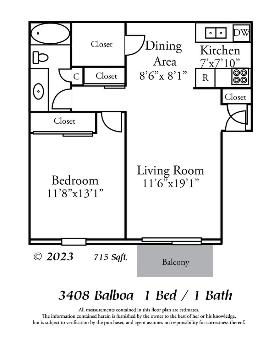 Columbia Apartment: 3408 Balboa Ln #32