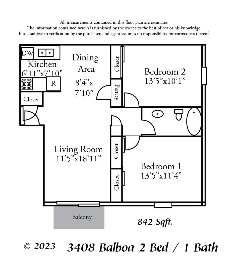 Columbia Apartment: 3408 Balboa Ln #35