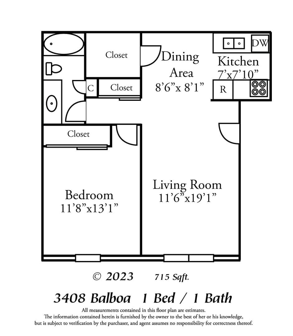 Columbia Apartment: 3408 Balboa Ln #43
