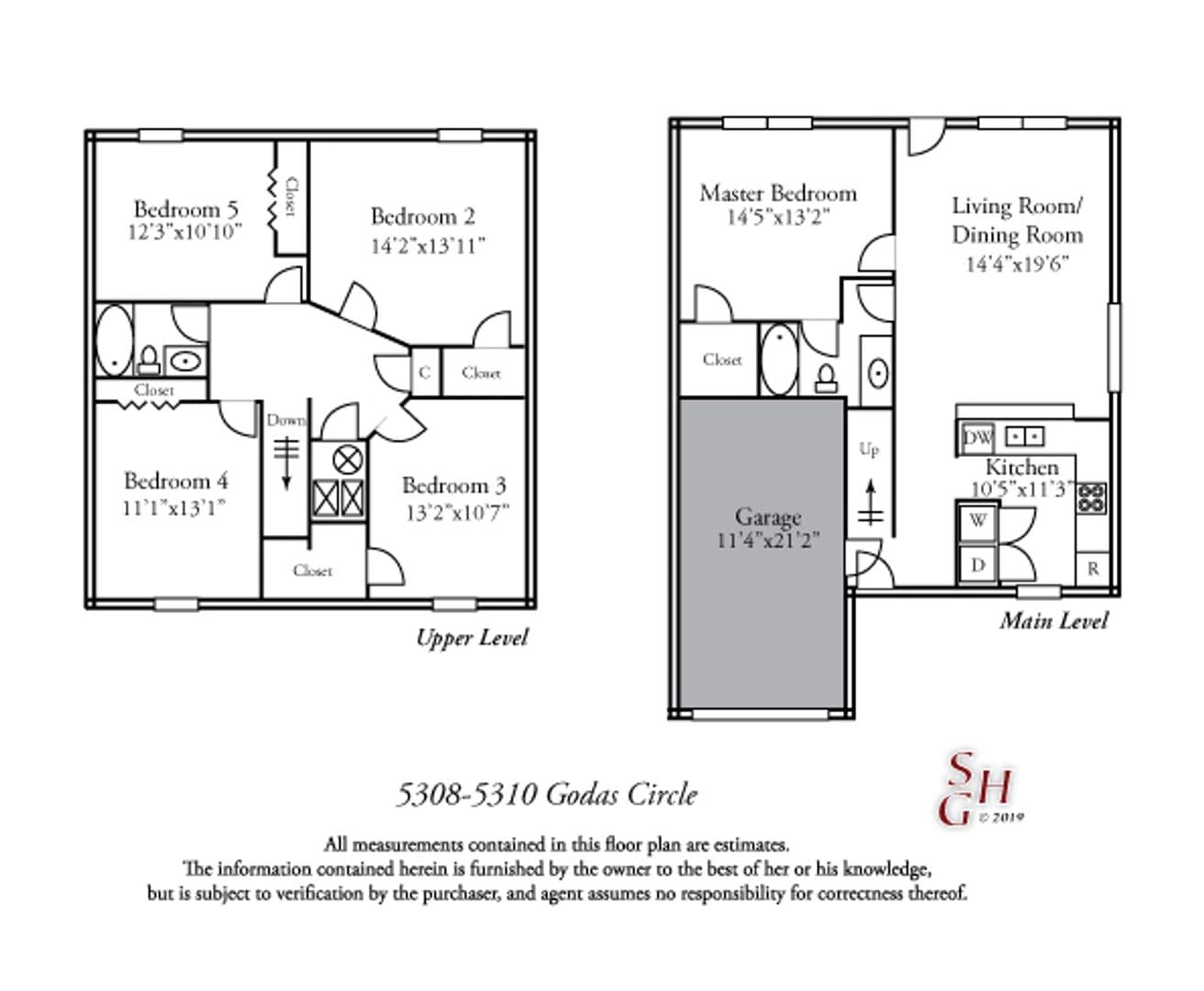 Columbia House: 5308 Godas Cir