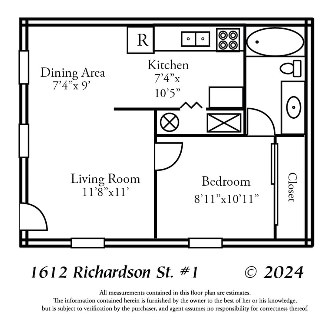 Columbia House: 1612 Richardson St. #1