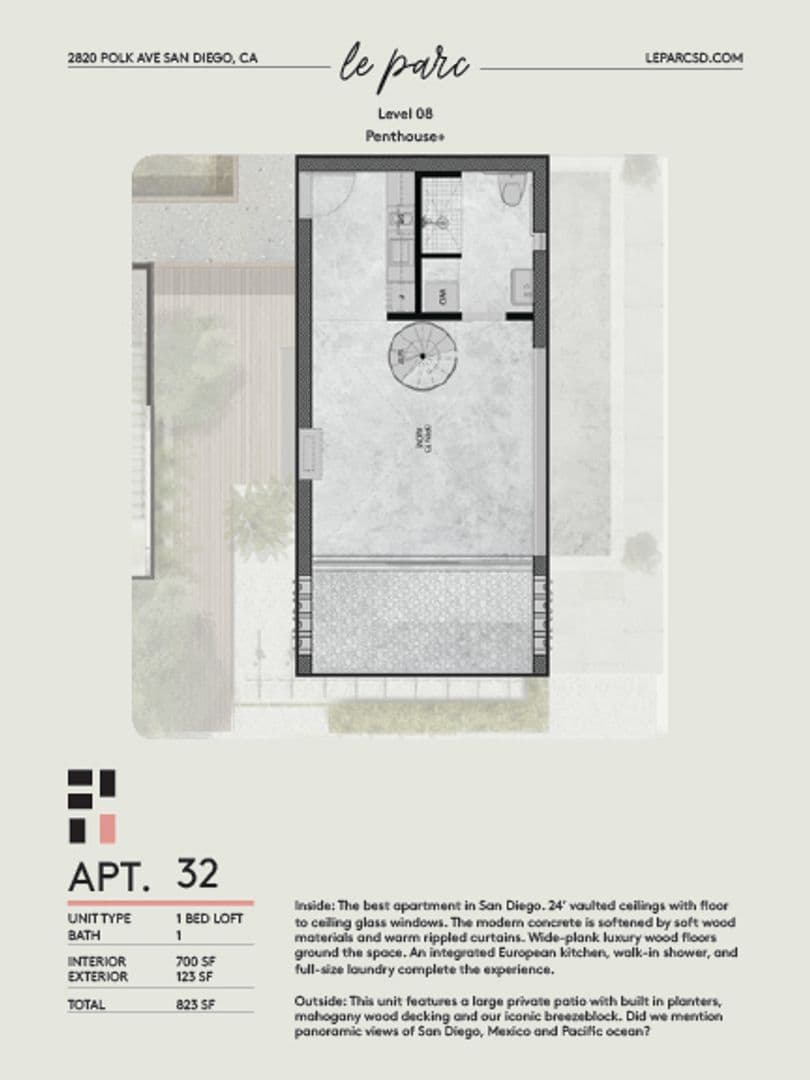 San Diego Apartment: 2820 Polk Avenue