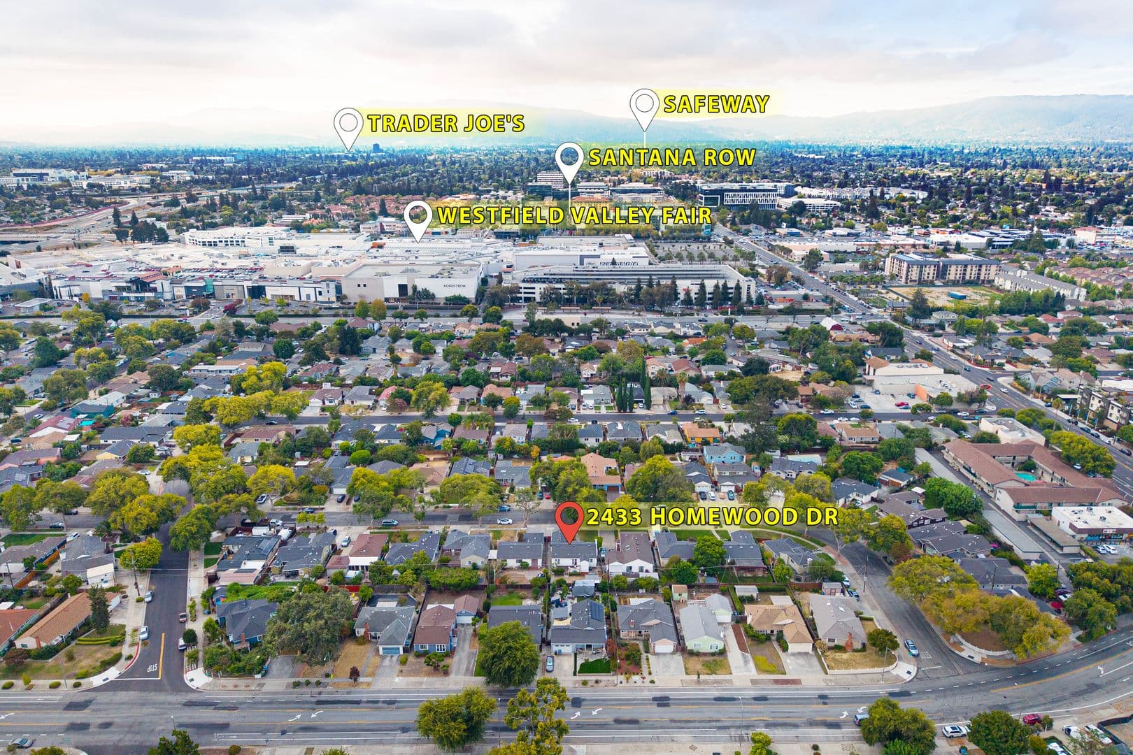 San Jose House: 2433 Homewood Dr
