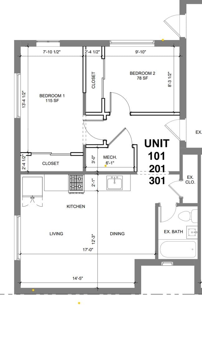 Washington Apartment: 525 7th Street, NE