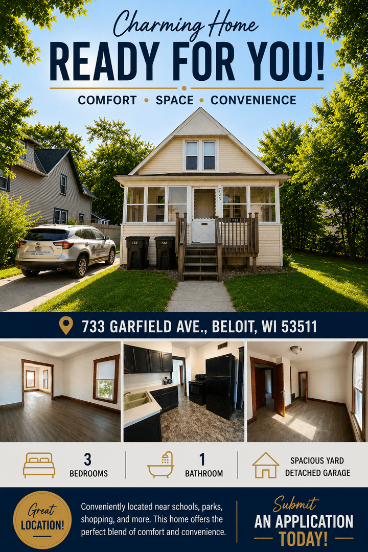 Beloit House: 733 Garfield Ave
