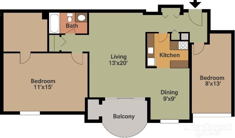 McLean Apartment: 1805 Wilson Lane