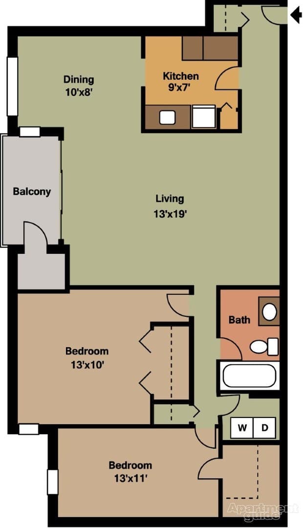 McLean Apartment: 1805 Wilson Lane