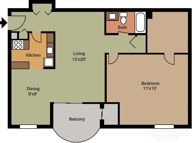 McLean Apartment: 1805 Wilson Lane